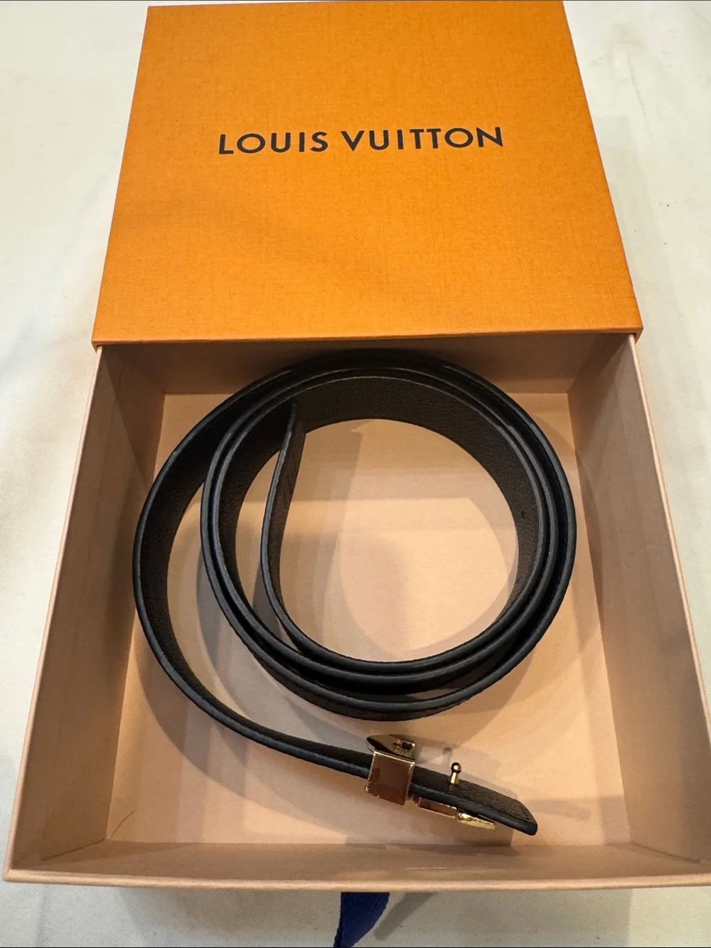 Louis Vuitton Brown Monogram LV Buckle Belt